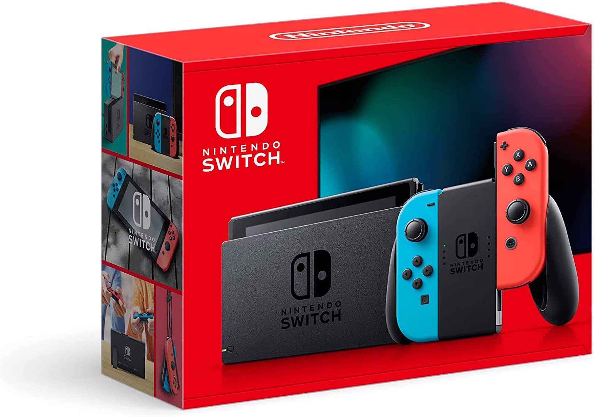Nintendo Switch NINTENDO SWITCH JOY-CON… Nintendo Switch con Joy-Con azul neón y rojo neón - Consola de